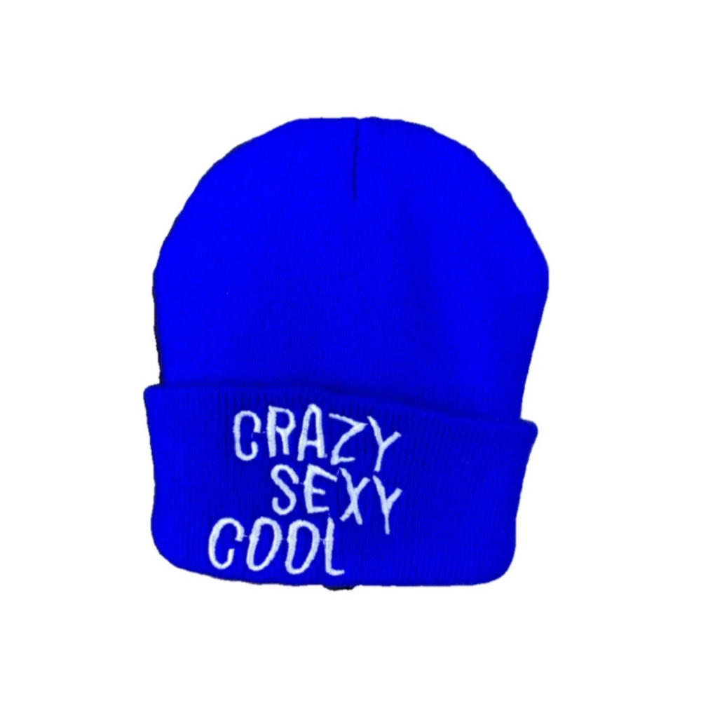 Unisex blue beanie